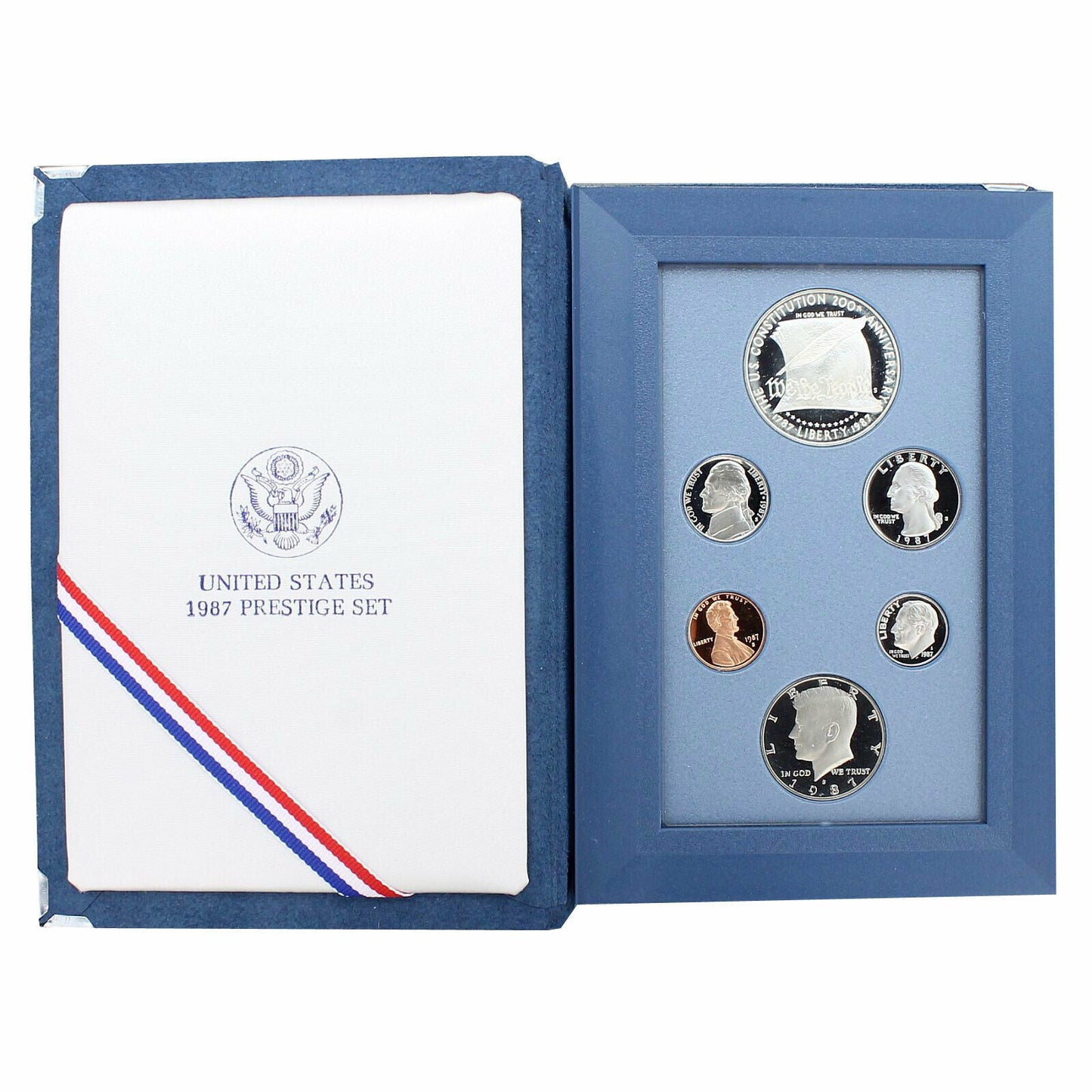 1987 US Prestige Proof Set - 6 Coins