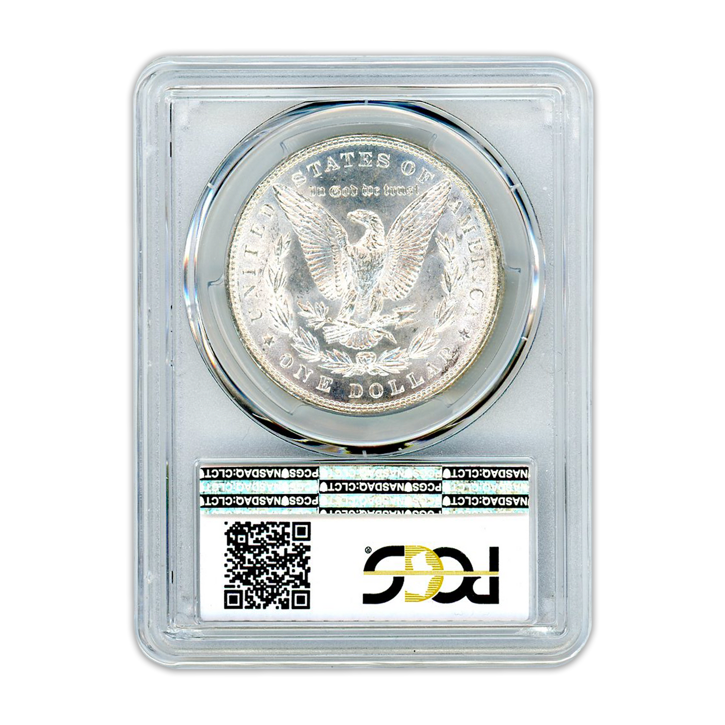 1887 Morgan Silver Dollar Philadelphia - Vam 12 Alligator Eye - PCGS MS64
