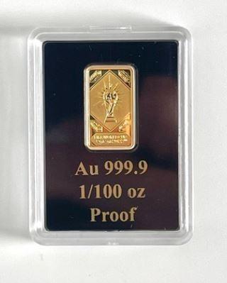 2022 Solomon Islands World Cup Trophy - 1/100 Gold Prooflike