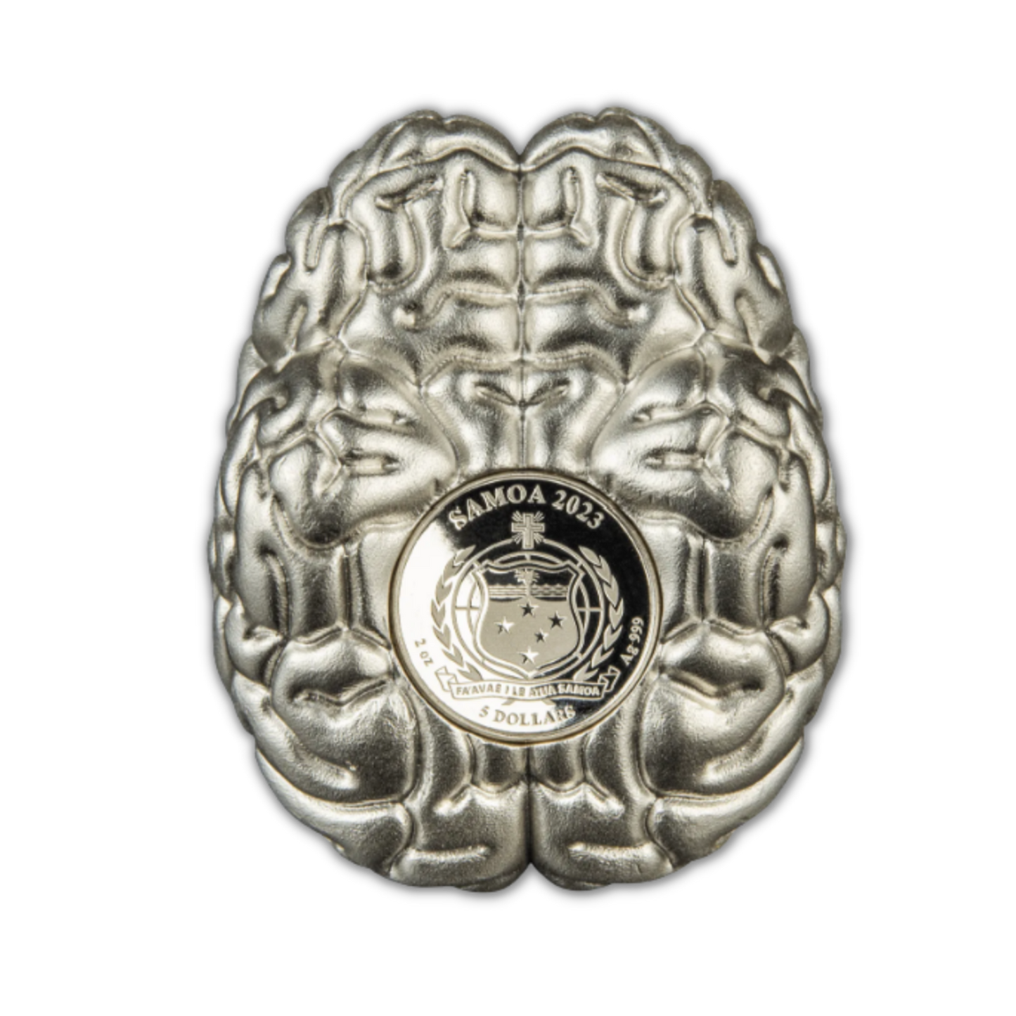 2023 Samoa Brain 3D Silver Proof