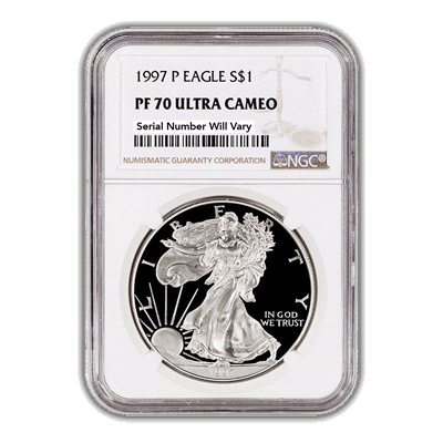 1997 Silver Eagle NGC Proof 70
