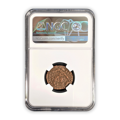 Ancient Roman Bronze Coin- House of Constantine - Gallus - NGC Certified