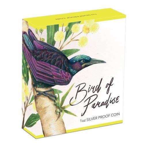 2019 Australian Bird of Paradise Proof - 1 Oz Silver - Perth Mint