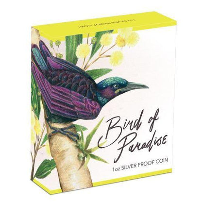 2019 Australian Bird of Paradise Proof - 1 Oz Silver - Perth Mint