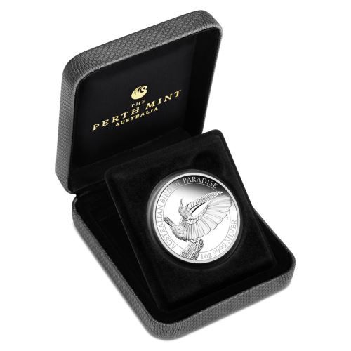 2019 Australian Bird of Paradise Proof - 1 Oz Silver - Perth Mint