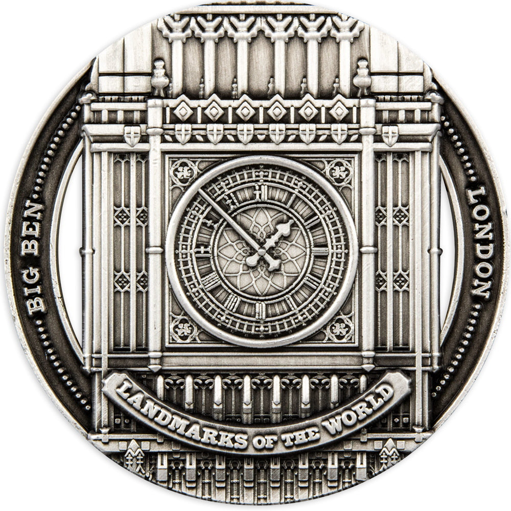 2022 LANDMARKS OF THE WORLD- Big Ben - NZD Iron Coin