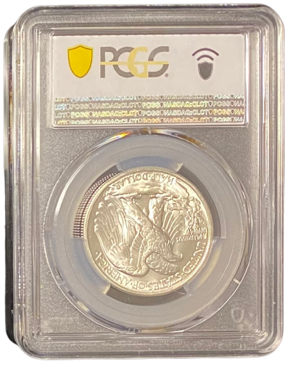 1934 Walking Liberty Silver Half Dollar - PCGS MS65 Sight White