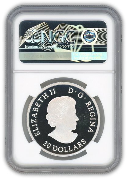 2019 $20 Polar Bear 1 oz Silver - Royal Candian Mint - NGC PF70