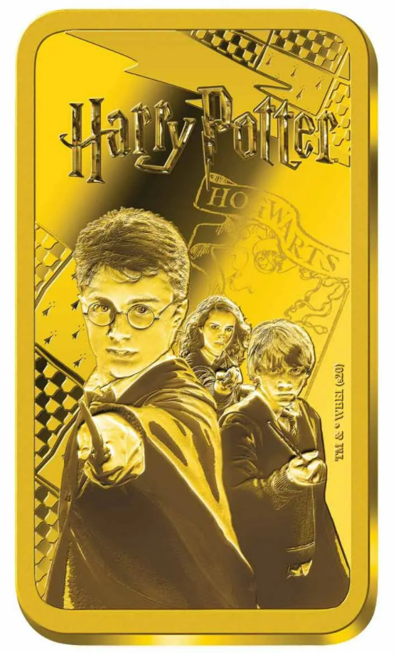 2021 Wizarding World of Harry Potter  5 gram Gold Bar