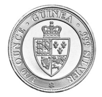 St. Helena Spade Guinea Shield 1/10 oz