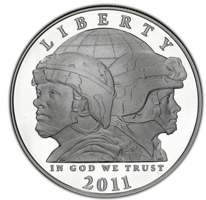2011 US Army Commemorative Silver Dollar Philadelphia