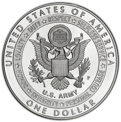 2011 US Army Commemorative Silver Dollar Philadelphia