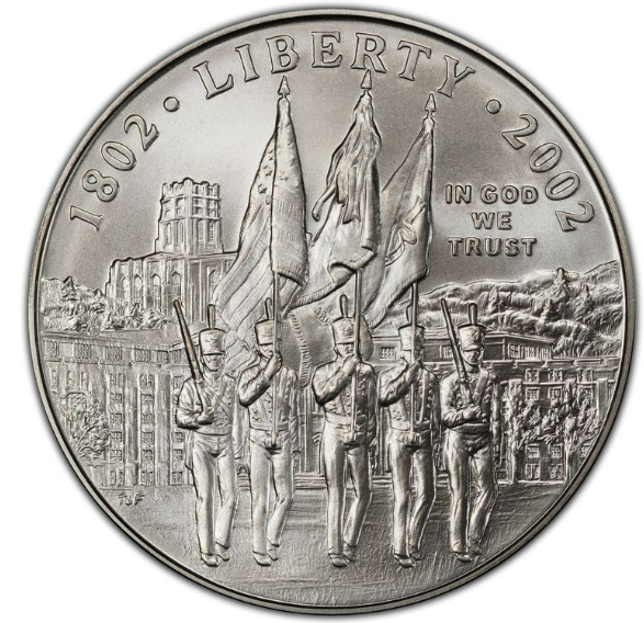 2002 West Point Commemorative Silver Dollar