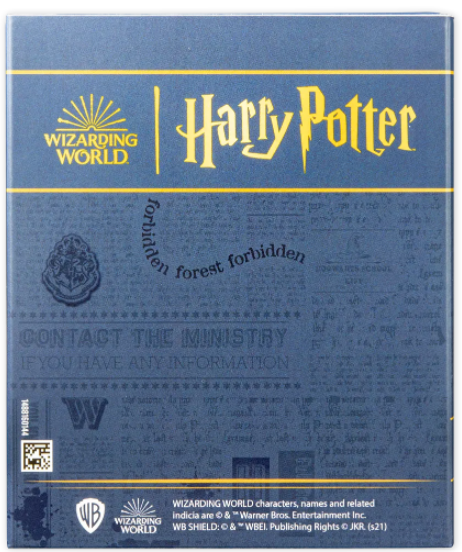 2021 Harry Potter Philosophers Stone 20th Anniversary 1 Oz Silver Coin - Samoa