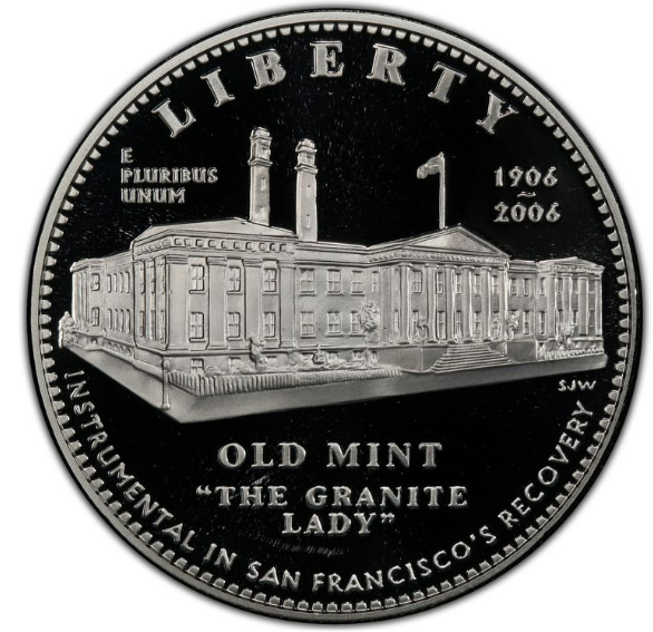 2006 San Francisco Old Mint Commemorative Silver Dollar