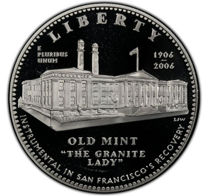 2006 San Francisco Old Mint Commemorative Silver Dollar