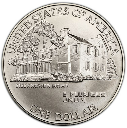 1990 Eisenhower Commemorative Silver Dollar West Point