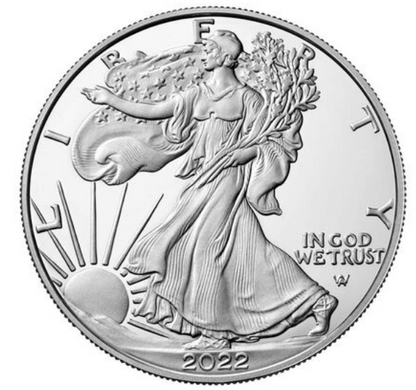 2022 American Silver Eagle - 1 Oz .999 Proof Coin