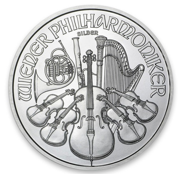 Austrian Philharmonic 1 oz Silver Coin (Random Year)