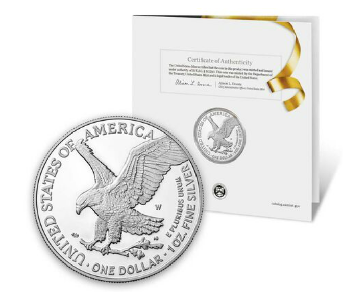 2022 American Silver Eagle - West Point Proof - Congratulations Set