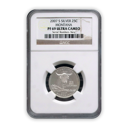 Certified 69 Silver Proof Quarters Grab Bag