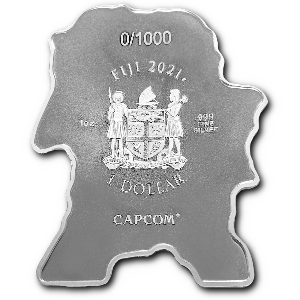 2021 Chun Li Street Fighter Mini Collection 1 oz Silver Coin