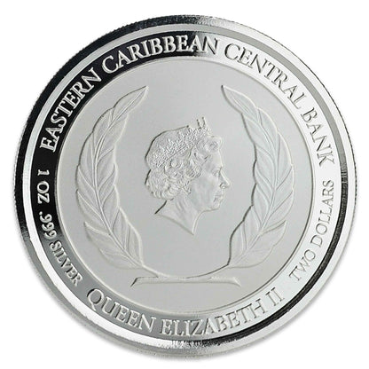 2018 Montserrat Seal - 1 oz 999 Silver Coin BU