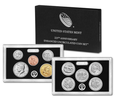 2017 U.S Mint 225th Anniversary Enhanced Uncirculated Coin Set