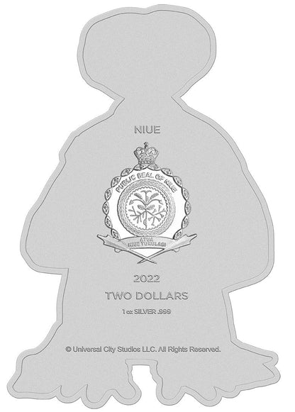 2022 Niue E.T. 40th Anniversary 1 oz Silver Shaped Coin