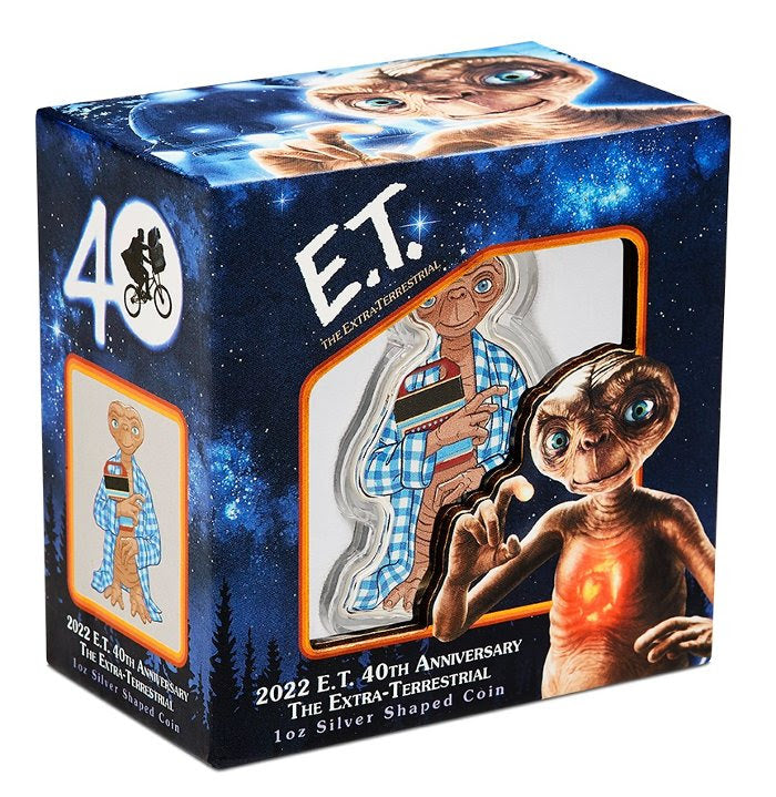 2022 Niue E.T. 40th Anniversary 1 oz Silver Shaped Coin