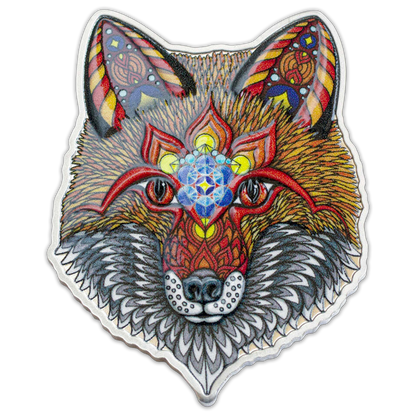 2021 Solomon Islands Phil Lewis Electric Fox - 1oz - .999 Silver