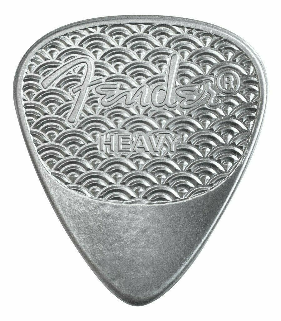2021 Fender 351 Silver Guitar Pick - Pamp Suisse 10 Grams