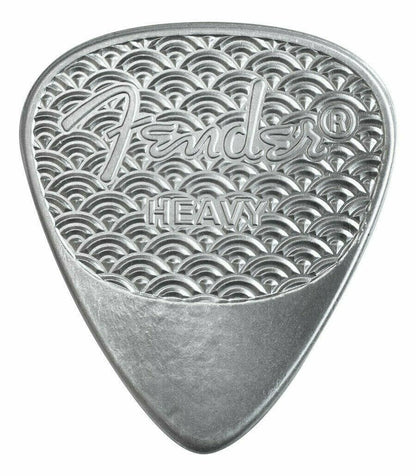 2021 Fender 351 Silver Guitar Pick - Pamp Suisse 10 Grams