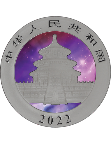 2022 Panda Glowing Galaxy 1 Oz Silver - China Mint