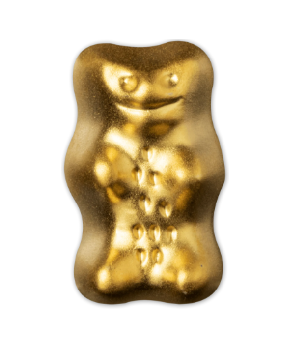 2022 Haribo Goldbear Gummy Bear Shaped 1 oz  Silver