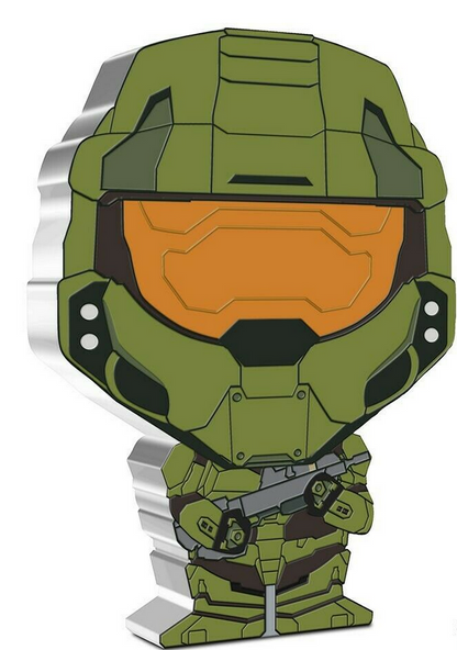 2021 Master Chief Chibi Collection 1 oz Silver Coin - New Zealand Mint