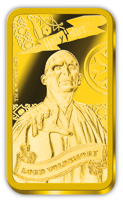 2020 Wizarding World of Harry Potter - Lord Voldemort - 0.5 gram Gold Bar