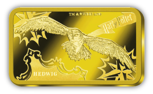 2020 Wizarding World of Harry Potter - Hedwig - 0.5 gram Gold Bar