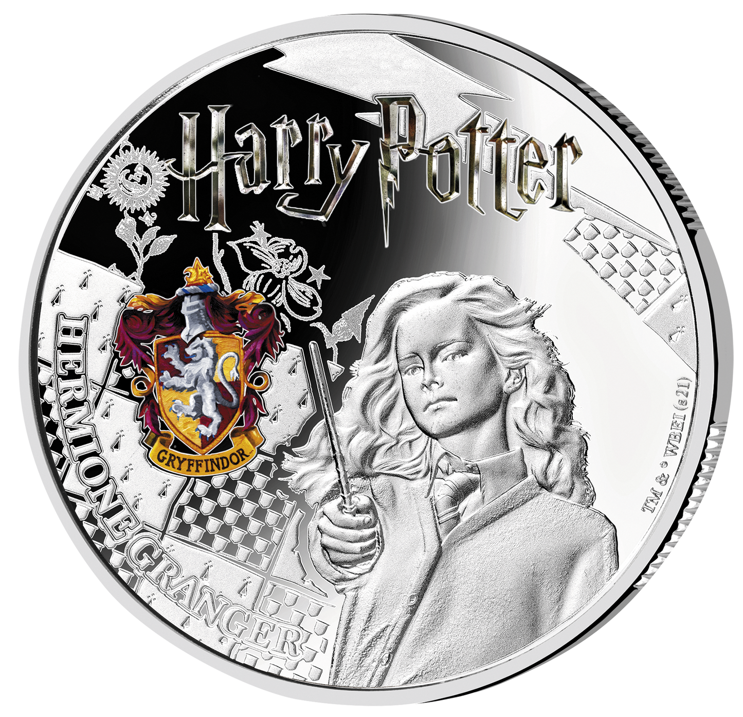 2021 Wizarding World of Harry Potter 1 Oz Silver Coin 3 pc Proof Set