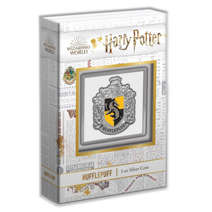 2021 Harry Potter - Hogwarts House Crest Hufflepuff - 1oz Silver Proof Coin
