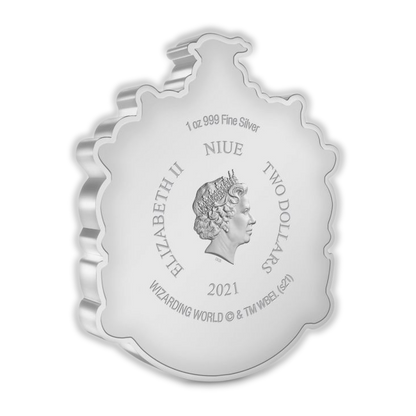 2021 Harry Potter - Hogwarts House Crest Hufflepuff - 1oz Silver Proof Coin