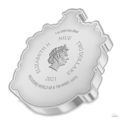 2021 Harry Potter - Hogwarts House Crest Hufflepuff - 1oz Silver Proof Coin