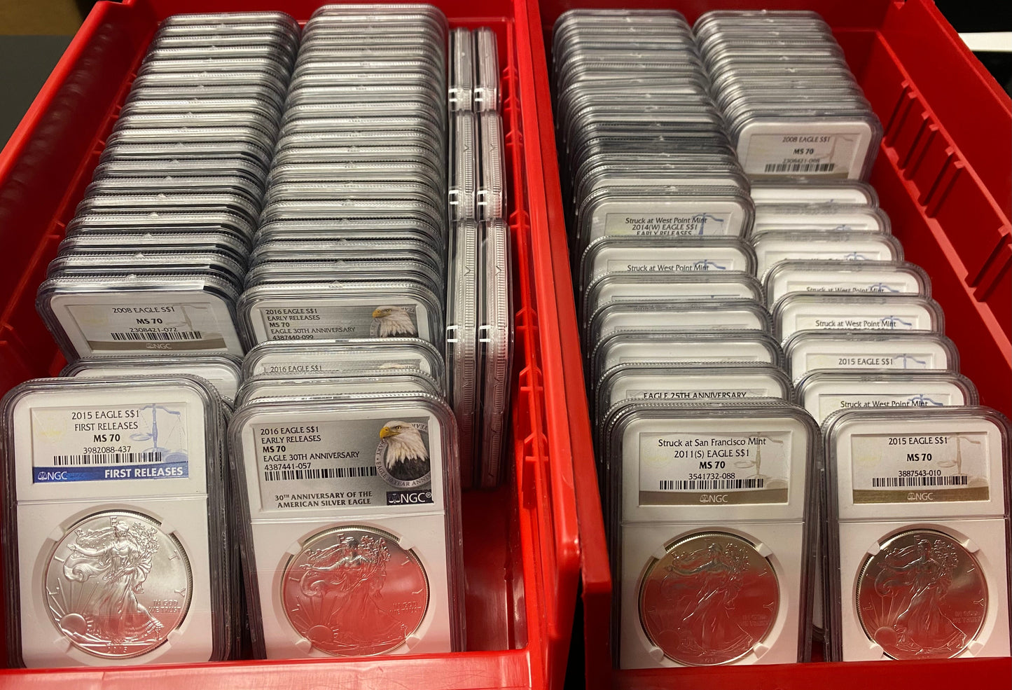 Silver Eagle Dollar Grab Bag MS70