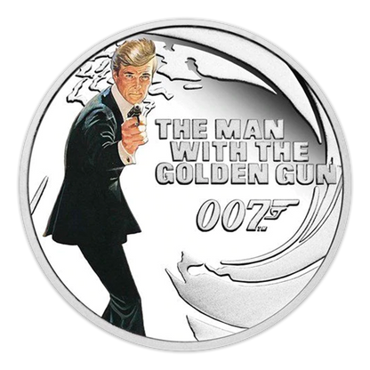 2021 James Bond 1/2oz Silver Proof Colorized 8 Coin Set