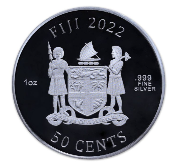 2022 Jurassic World Dominion 1 oz  Silver