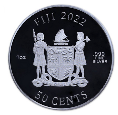 2022 Jurassic World Dominion 1 oz  Silver