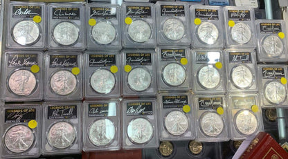 2021 Legends of Life Silver Eagle Grab Bag - PCGS Signed Labels