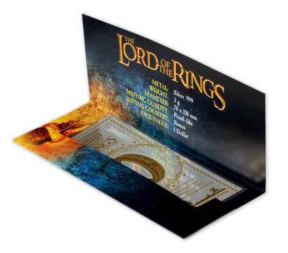 Lord of the Rings 3g Silver Note- Deluxe Packaging - Samoa