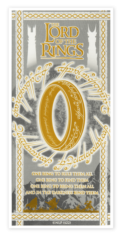Lord of the Rings 3g Silver Note- Deluxe Packaging - Samoa