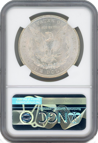 1884 Morgan Silver Dollar New Orleans - NCG MS63 Morgan Patriot Label